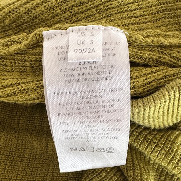 Wide Leg Knit Pants in Olive Green - Picture 6 of 6